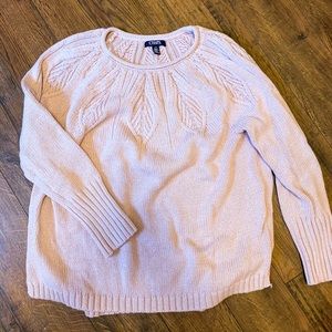 Chaps Women’s Pink Knit Sweater